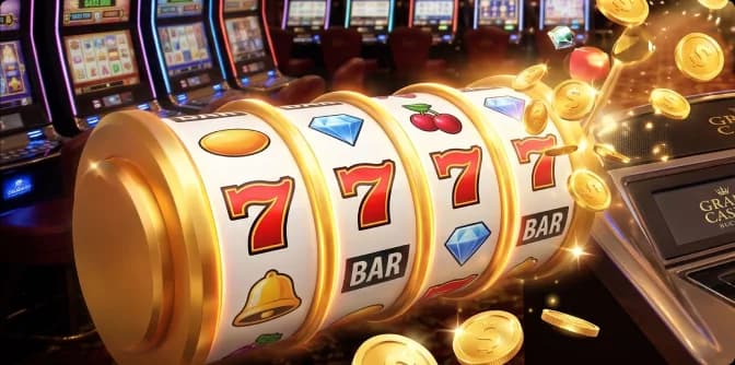 Mobile slot machine with spinning reels on the BetKhala app