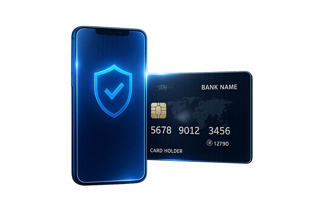 Phone with virtual card