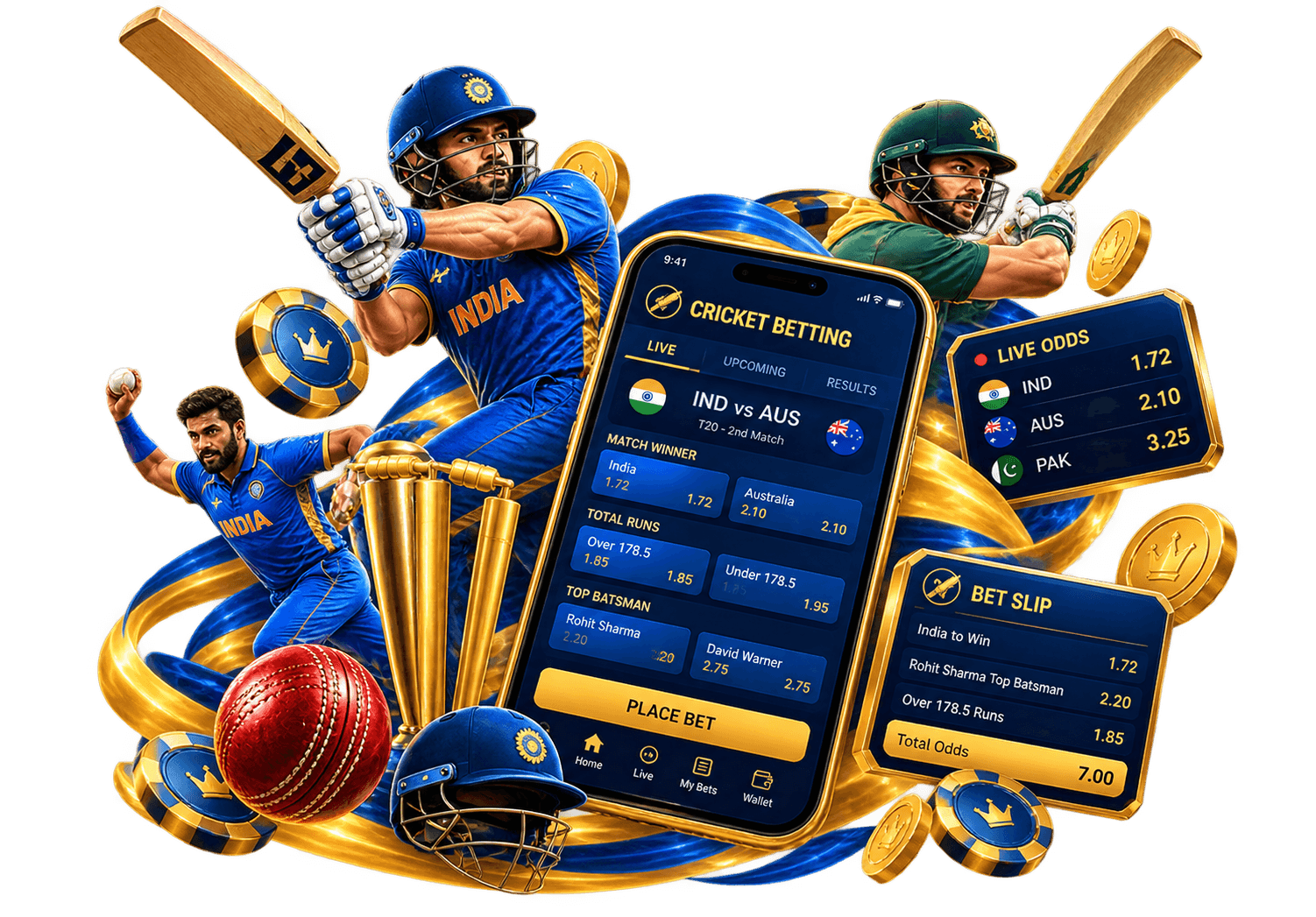 Best cricket betting live site